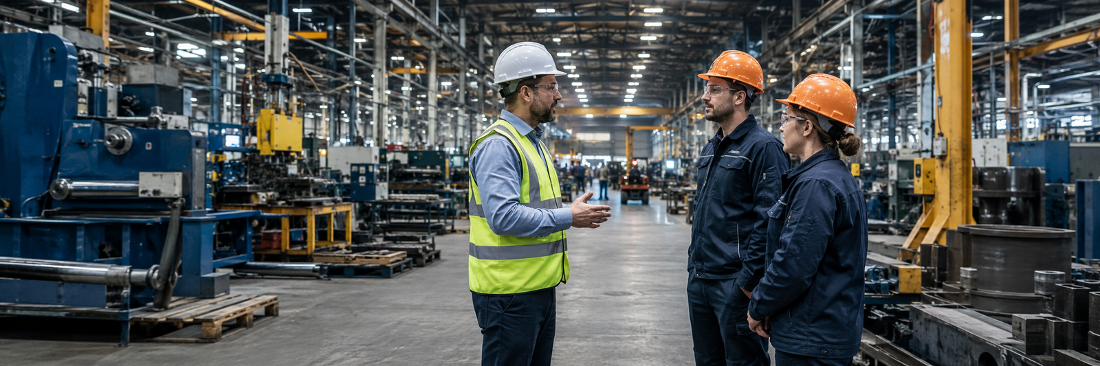 Workplace communication training in a manufacturing environment
